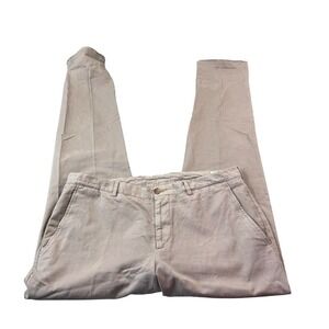 Brunello Cucinelli Stone Brown Men's Cotton Blend Chino Pant Size 38xunf